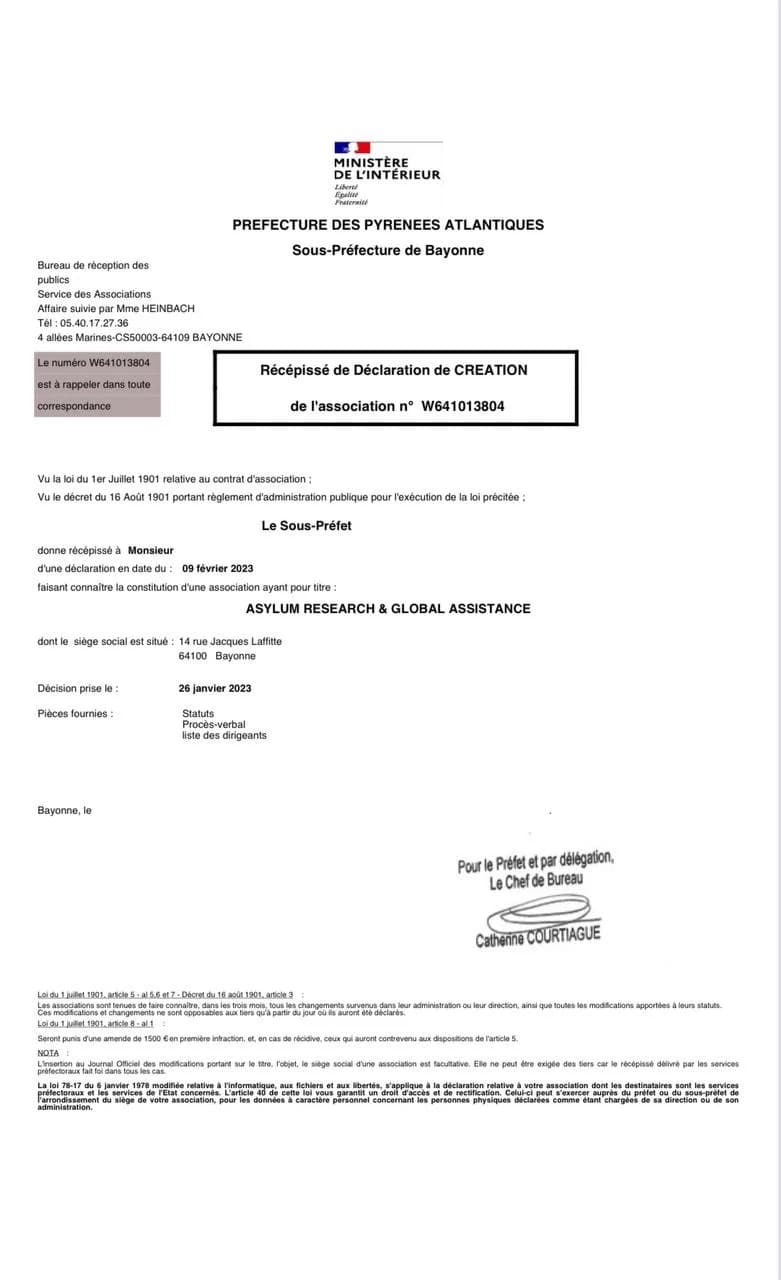 Certificado de registro